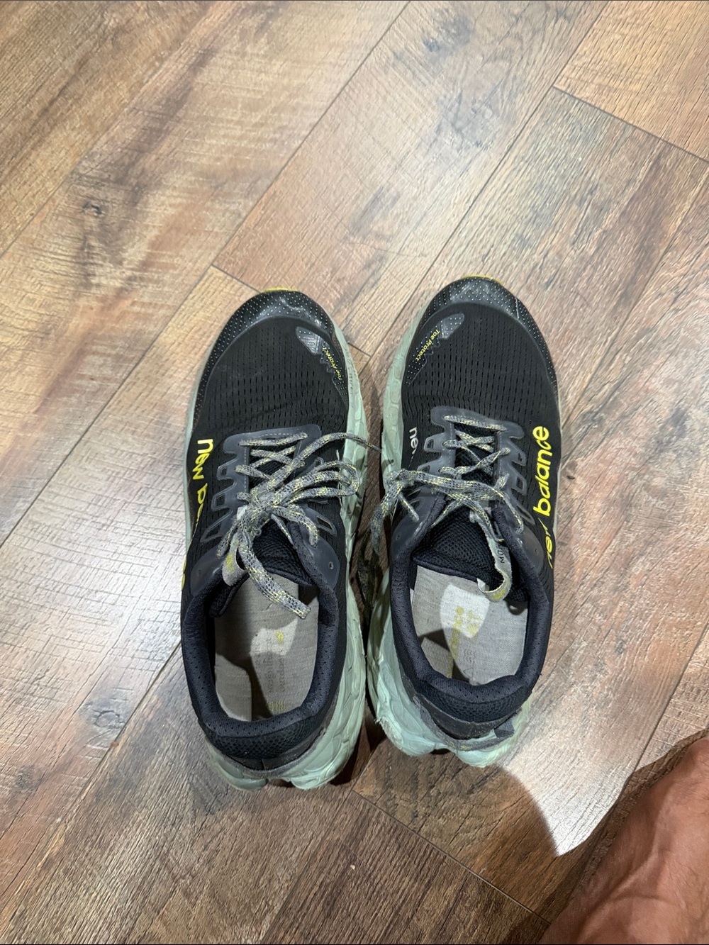 New Balance Black and Yellow Men's Athletic Shoes